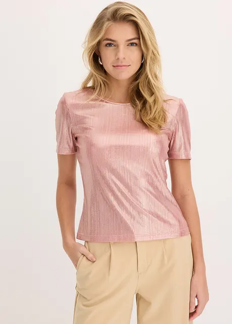 Shirt van glanzend materiaal, bonprix