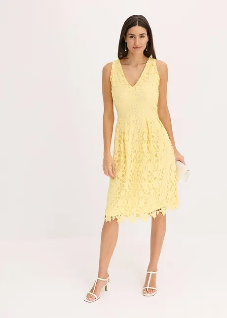 Jurk met guipure kant, bonprix