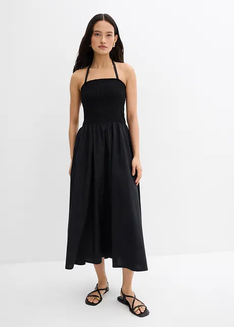 Midi jurk met spaghettibandjes, bonprix