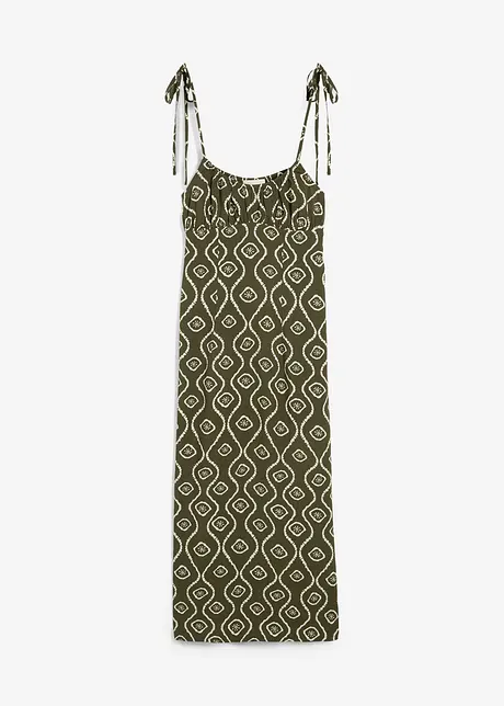 Midi jurk van soepele viscose, bonprix