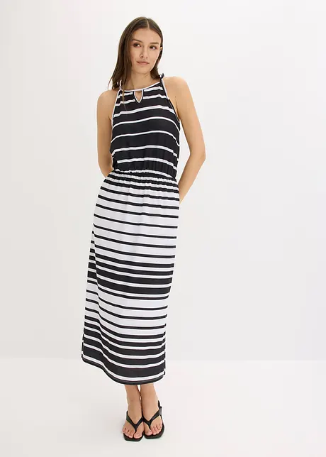 Jersey jurk met veters, bonprix