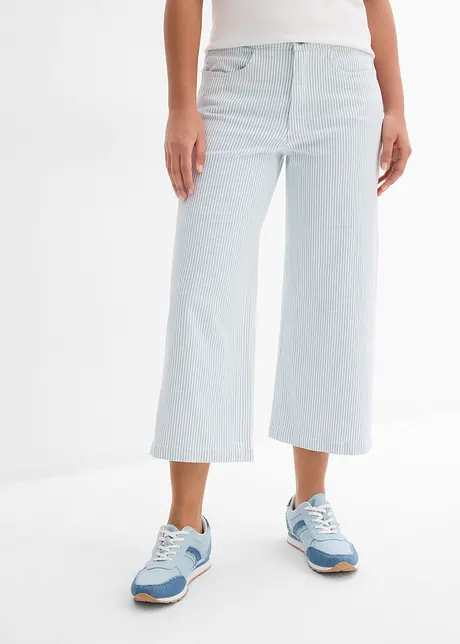 Twill broek met een comfortabele band, bonprix