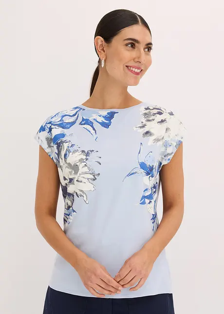 Shirt met oversized schouders, bonprix