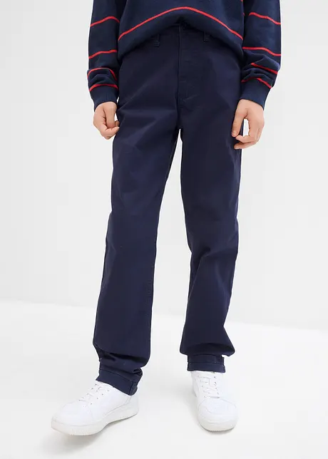 Chino van katoen met stretch, slim fit, bonprix