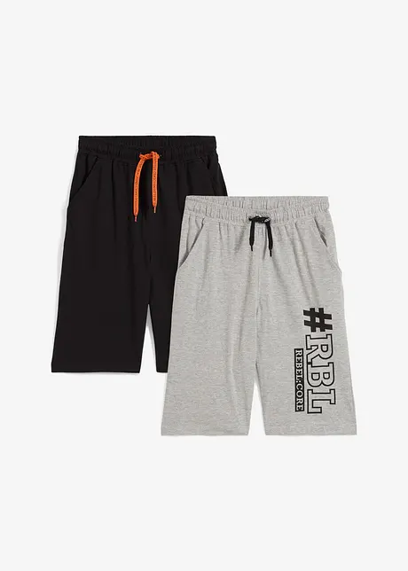 Jongens shirt bermuda (set van 2), bonprix