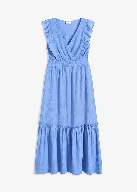 Maxi jurk met volants, bonprix
