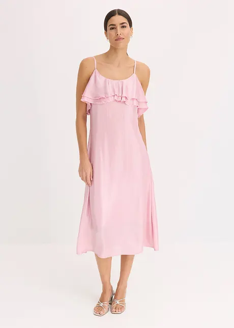 Midi jurk met volants, bonprix