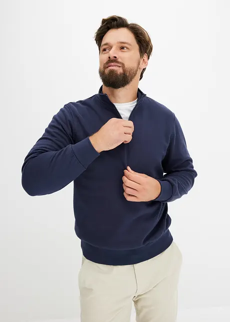 Sweater met troyer kraag, bonprix