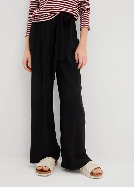 Palazzo broek van zacht viscose, bonprix