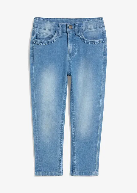 Stretch jeans mid waist, tapered, bonprix