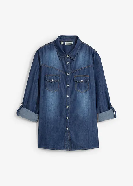 Jeansblouse, bonprix