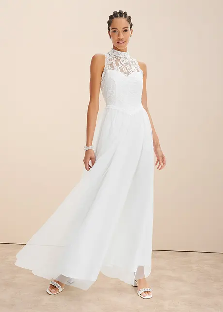 Trouwjurk met kant, bonprix