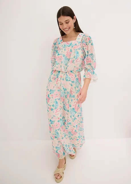 Maxi jurk van chiffon, bonprix