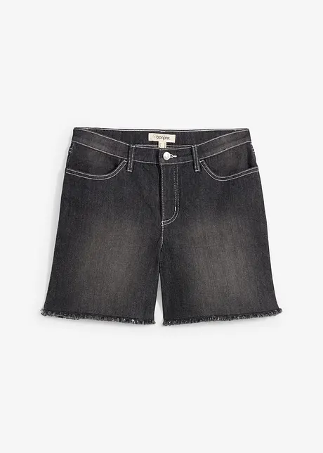 Stretch jeans short, mid waist, bonprix