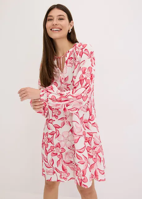 Gedessineerde tuniekjurk van soepele viscose, bonprix