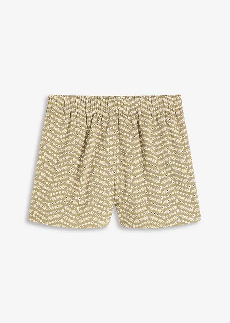 Short met broderie anglaise, bonprix