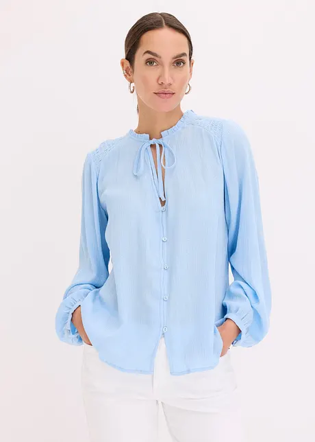 Blouse met gemetalliseerde strepen, bonprix