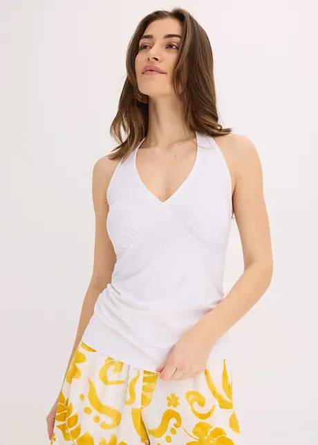 Top met halternek en diep decolleté, bonprix