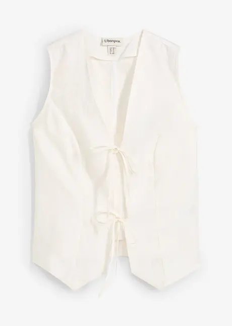 Blousetop van linnen, bonprix