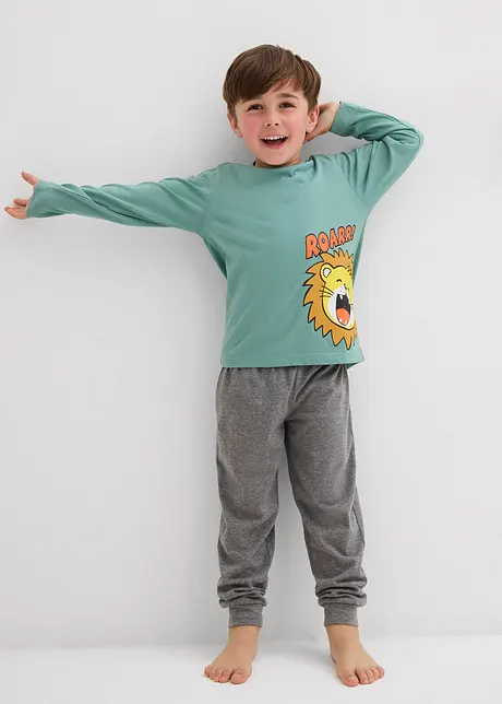 Pyjama met zacht biologisch katoen (2-dlg set), bonprix