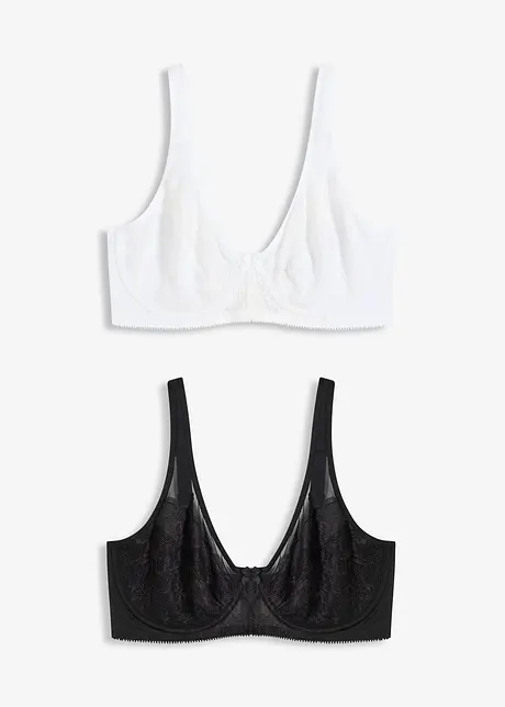 Minimizer bh met gevoerde bandjes (set van 2), bonprix