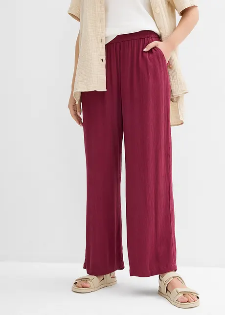 Palazzo broek van viscose, bonprix