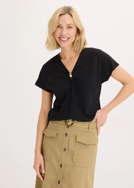Shirt met een decoratieve ring, bonprix