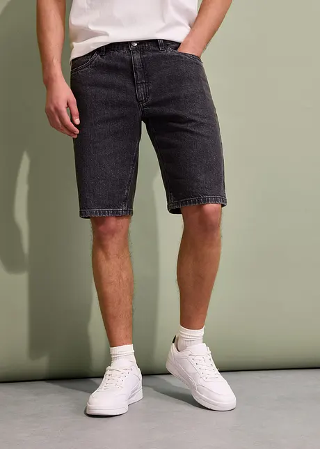 Stretch jeans bermuda, relaxed fit, bonprix