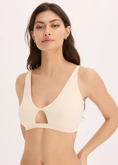 Bralette van katoen (set van 2), bonprix