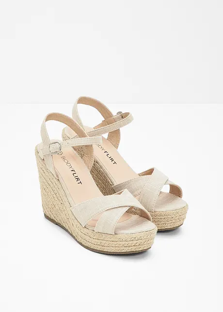 Sandaletten met sleehak, bonprix