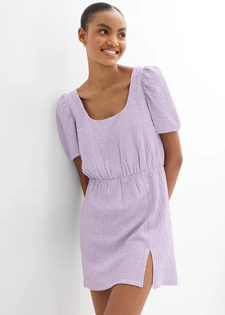 Shirtjurk van gestructureerde crêpe, bonprix