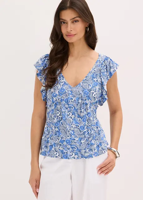 Top met volants, bonprix