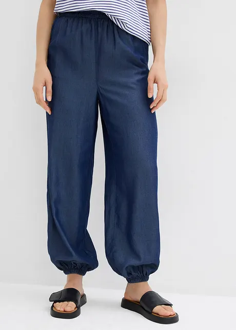 Broek van lyocell met comfortabele tailleband, bonprix