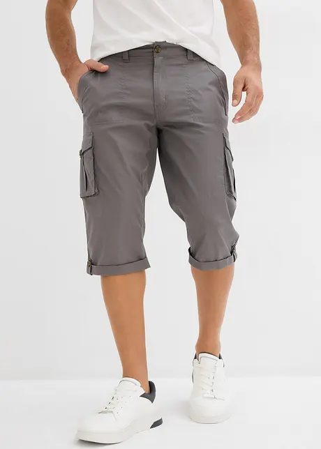 Lange bermuda met cargozakken, regular fit, bonprix