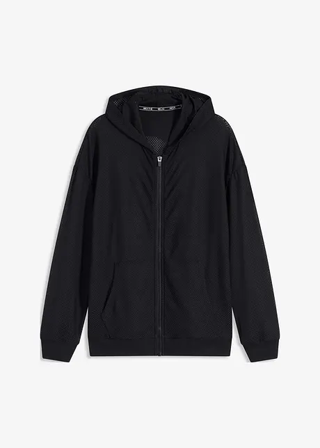 Transparante outdoor oversized jas van mesh, bonprix