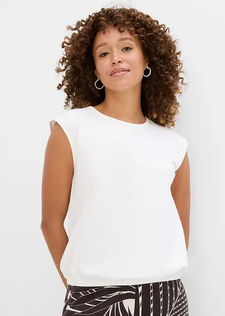 Shirt met elastische boordjes, bonprix