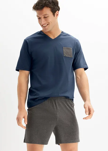 Shortama met katoen (4-dlg. set), bonprix