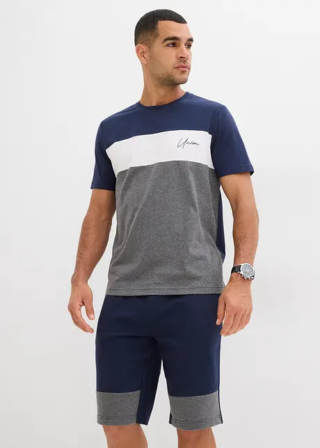 T-shirt en sweat bermuda (2-dlg. set), bonprix