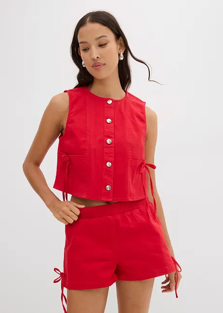 Twill bodywarmer in een elastische katoenmix, bonprix
