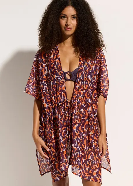 Kimono blouse met strikdetail, bonprix