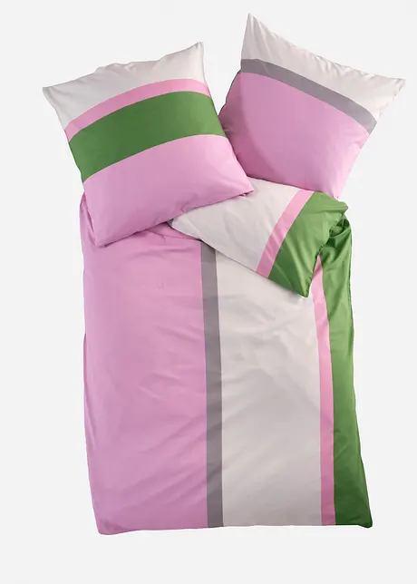 Dekbedovertrek met colorblock motief, bonprix