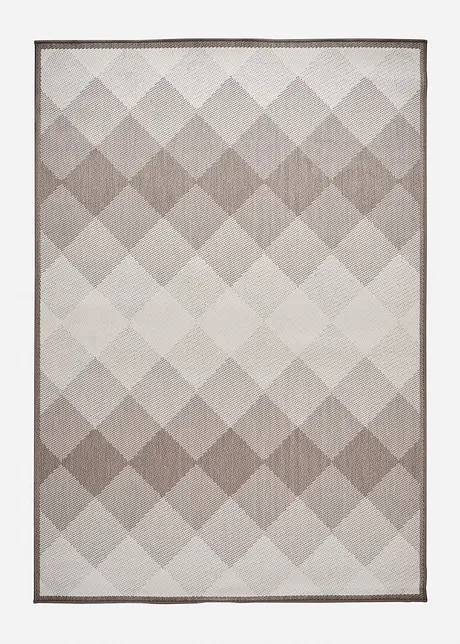 Dubbelzijdig binnen- en buitenkleed met grafisch patroon, bonprix
