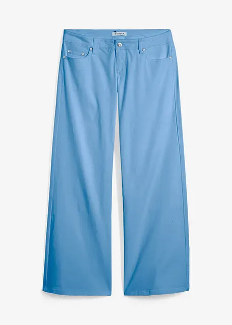 Wijde jeans, low waist, bonprix