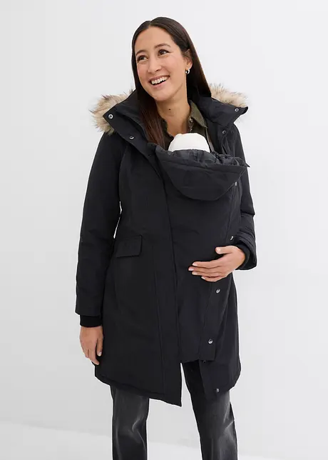 3-in-1 wind- en waterdichte zwangerschapsjas/draagjas, bonprix