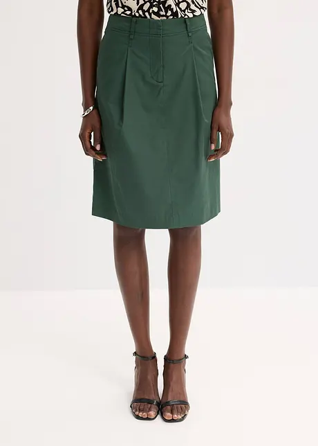 Midirok in een katoenmix, bonprix