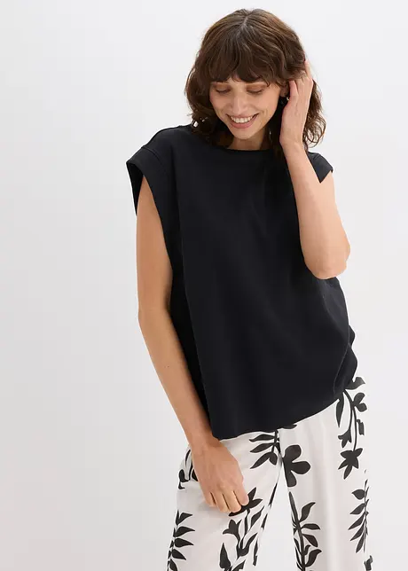 Top met ripstop inzetstuk, bonprix