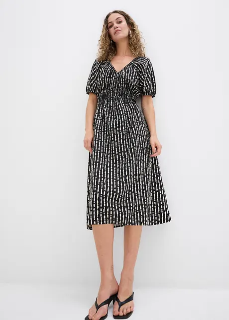 Midi jurk van zachte viscose, bonprix