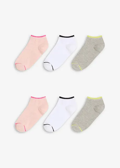 Sneakersokken met biologisch katoen (6 paar), bonprix