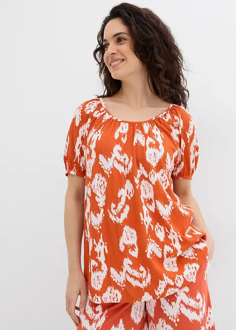 Tuniek van gestructureerde crinkle, bonprix