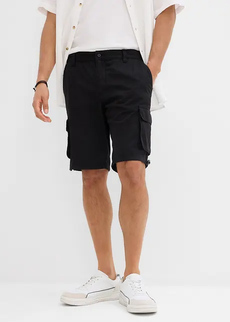 Cargo bermuda met comfortabele band, regular fit, bonprix